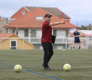 Anxo Casalderrey, entrenador del Boiro: «Hay que conseguir que el Mallorca venga a jugar un partido, no a pasar el rato»