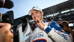 Álex Palou, emocionado tras conquistar la pole para la 107ª edición de las 500 Millas de Indianápolis