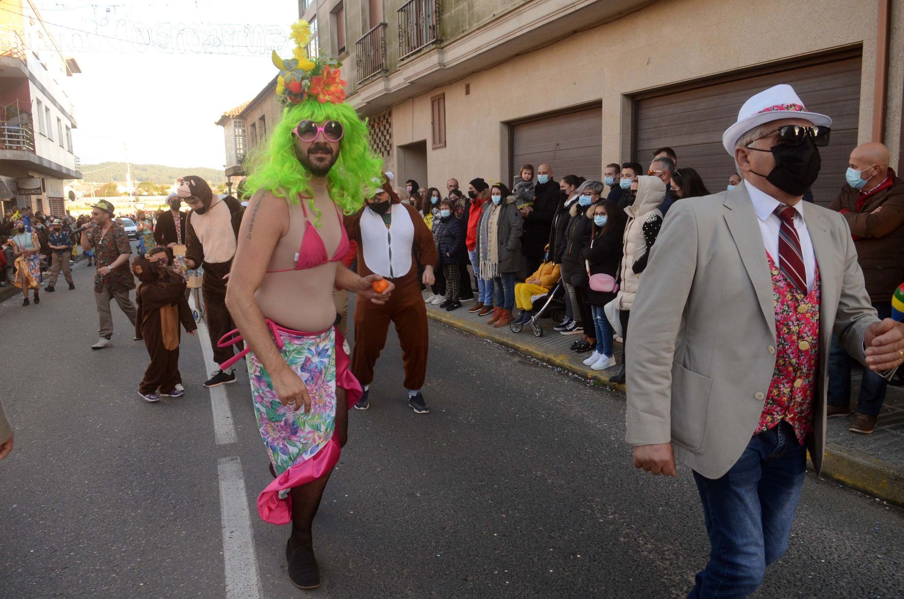 Desfile del Momo en Vilanova para despedir el Entroido 2022.