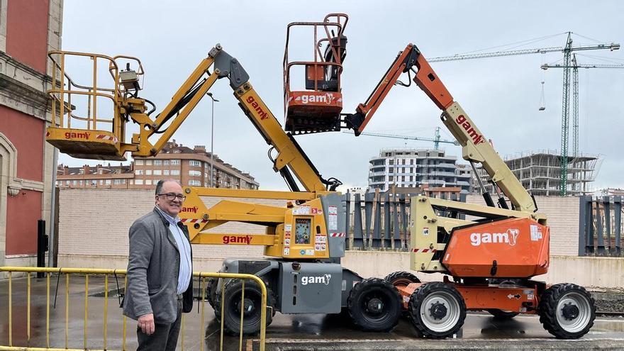 El Museo del Ferrocarril de Gijón inicia un mes de obras para renovar su alumbrado: "Nos aportará una importante mejora"