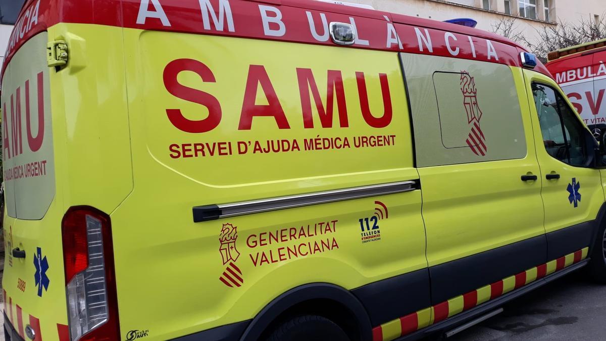 Imagen de archivo de una ambulancia del SAMU.
