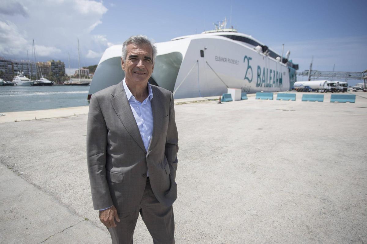 Adolf Utor es presidente de Baleària