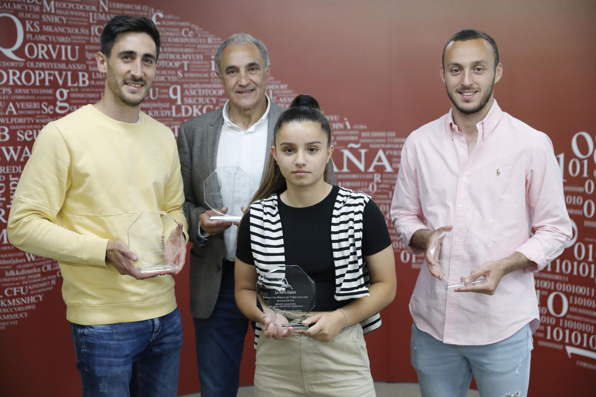 EN IMÁGENES: Los protagonistas del Sporting en los premios de LA NUEVA ESPAÑA de la temporada 2020-21