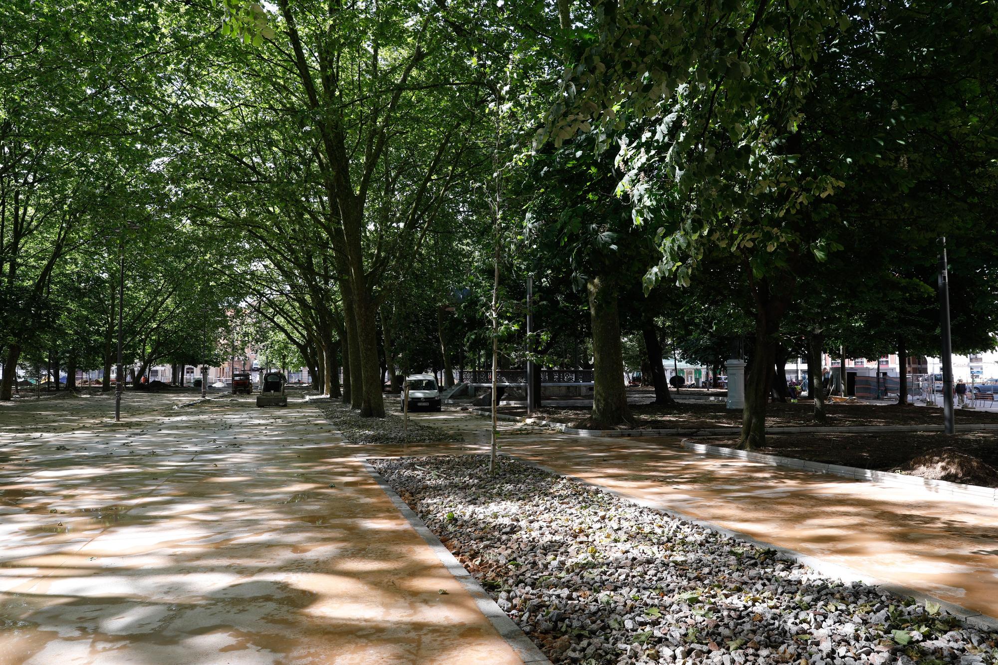 Así avanzan las obras del parque del Muelle