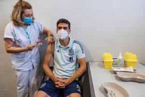 La selecció rep la vacuna contra el coronavirus