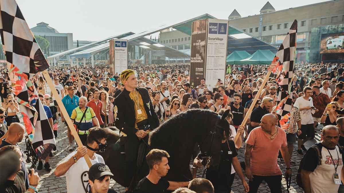 Cecilio G, a caballo en el Sónar