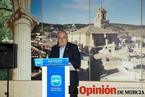 Presentación del candidato del PP a la alcaldía de Caravaca, José Francisco García