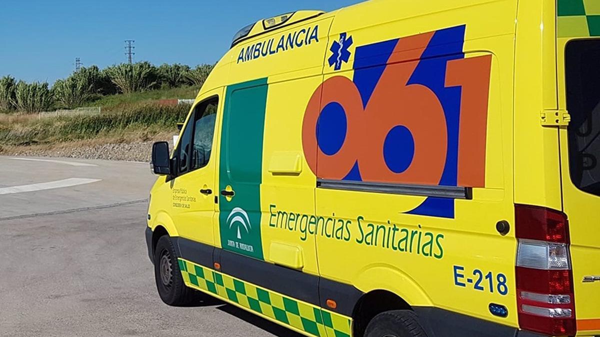 Ambulancia perteneciente al 061.