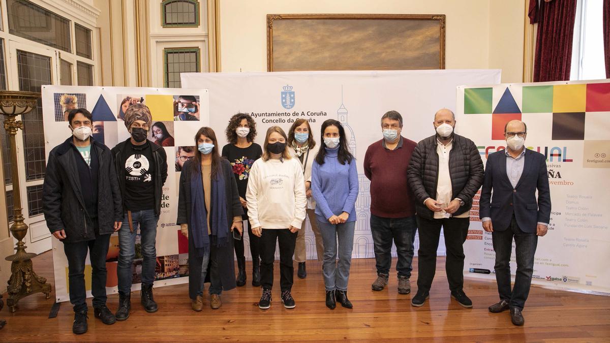 Presentación de la quinta edición del 'Festigual' en el Ayuntamiento.