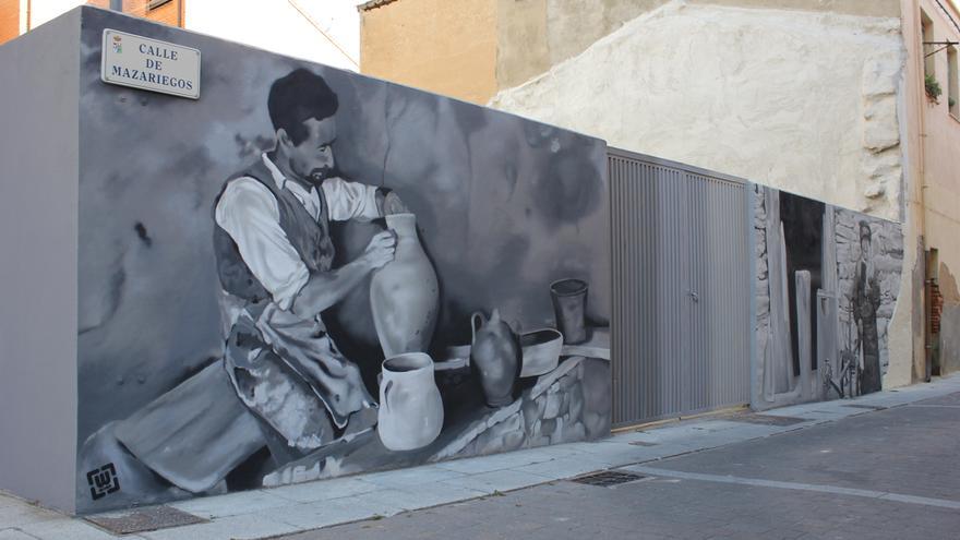 Zamora estrena un nuevo mural en el barrio de La Lana