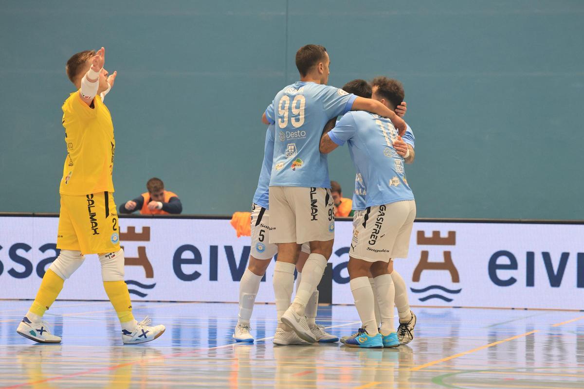 Los jugadores del Gasifred celebran un gol en una imagen de archivo