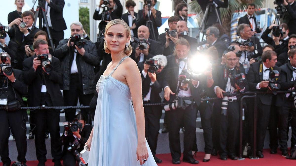 Diane Kruger, sobre la alfombra roja de la 71 Edición del Festival de Cine de Cannes
