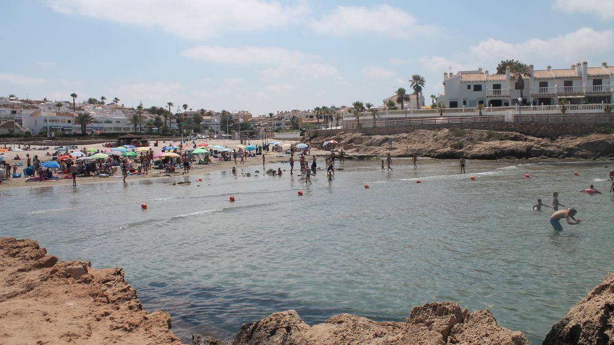 Una zona de la cala Capitán