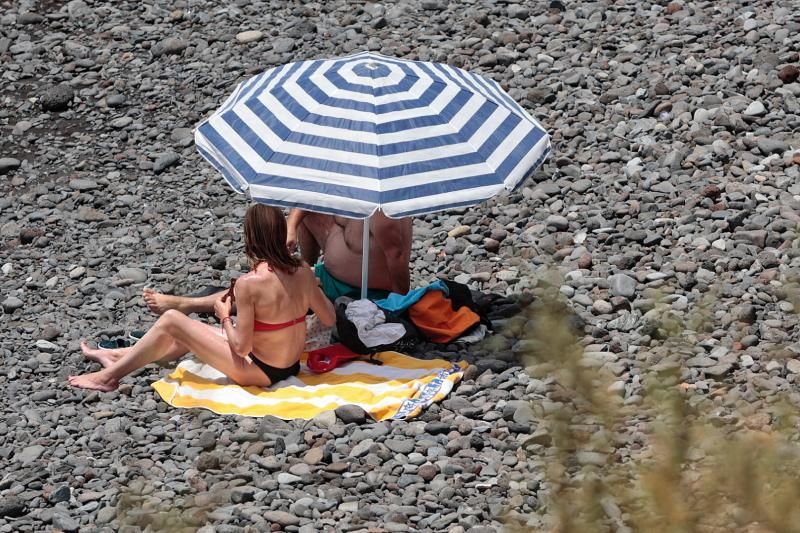 Playas en Santa Cruz de Tenerife en el día de la Virgen del Carmen