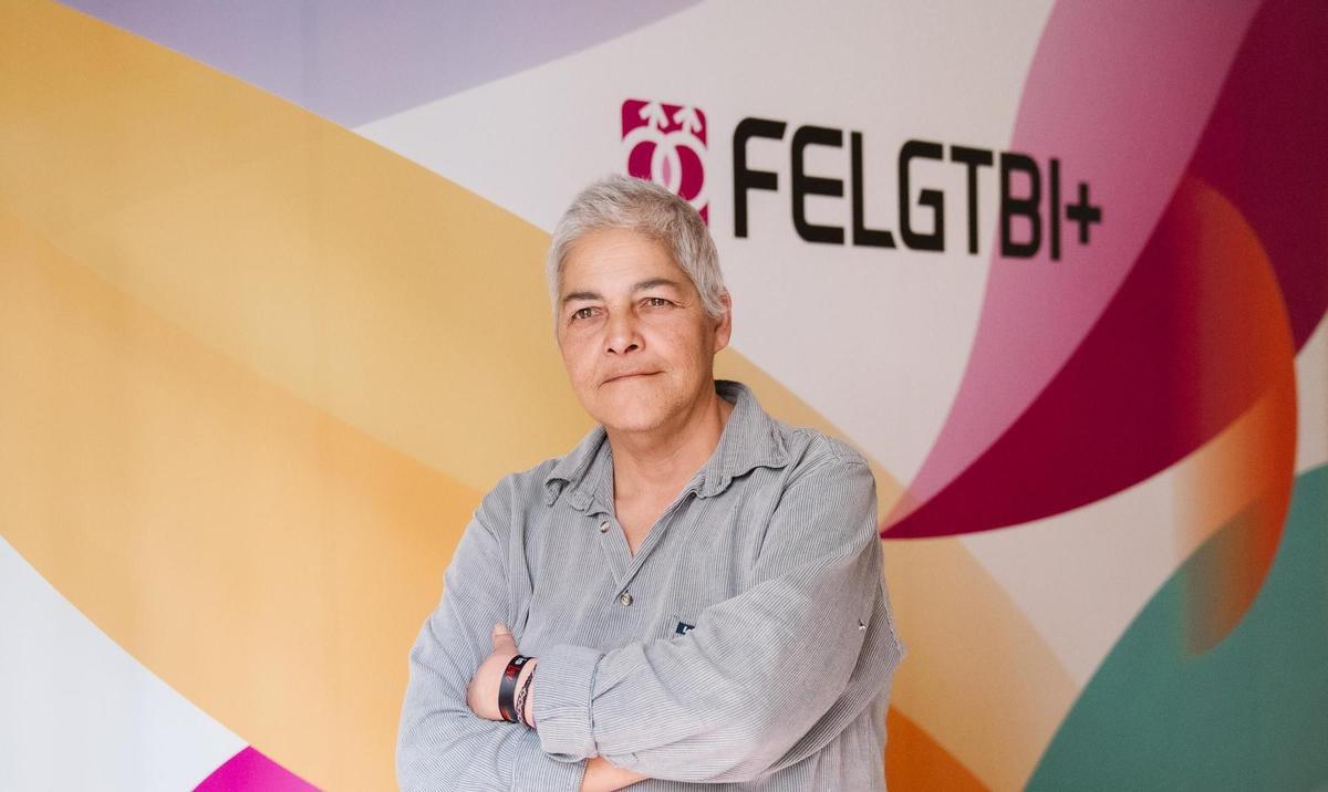 Uge Sangil lleva ligada a la Federación Estatal LGTBI+ desde 2015, primero como vocal de Educación y después como presidenta.