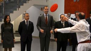 El Rei inaugura el congrés nacional d’empresa familiar a Bilbao.