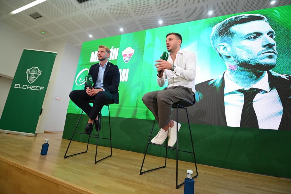 Presentación de Martín Anselmi, nuevo entrenador del Elche CF