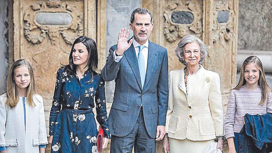 La Familia Real en la Seu.