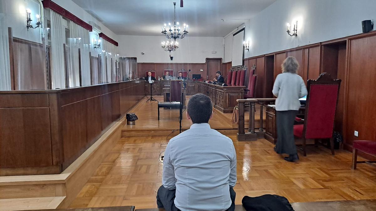 El acusado en el juicio en la Audiencia Provincial de Badajoz celebrado la semana pasada.