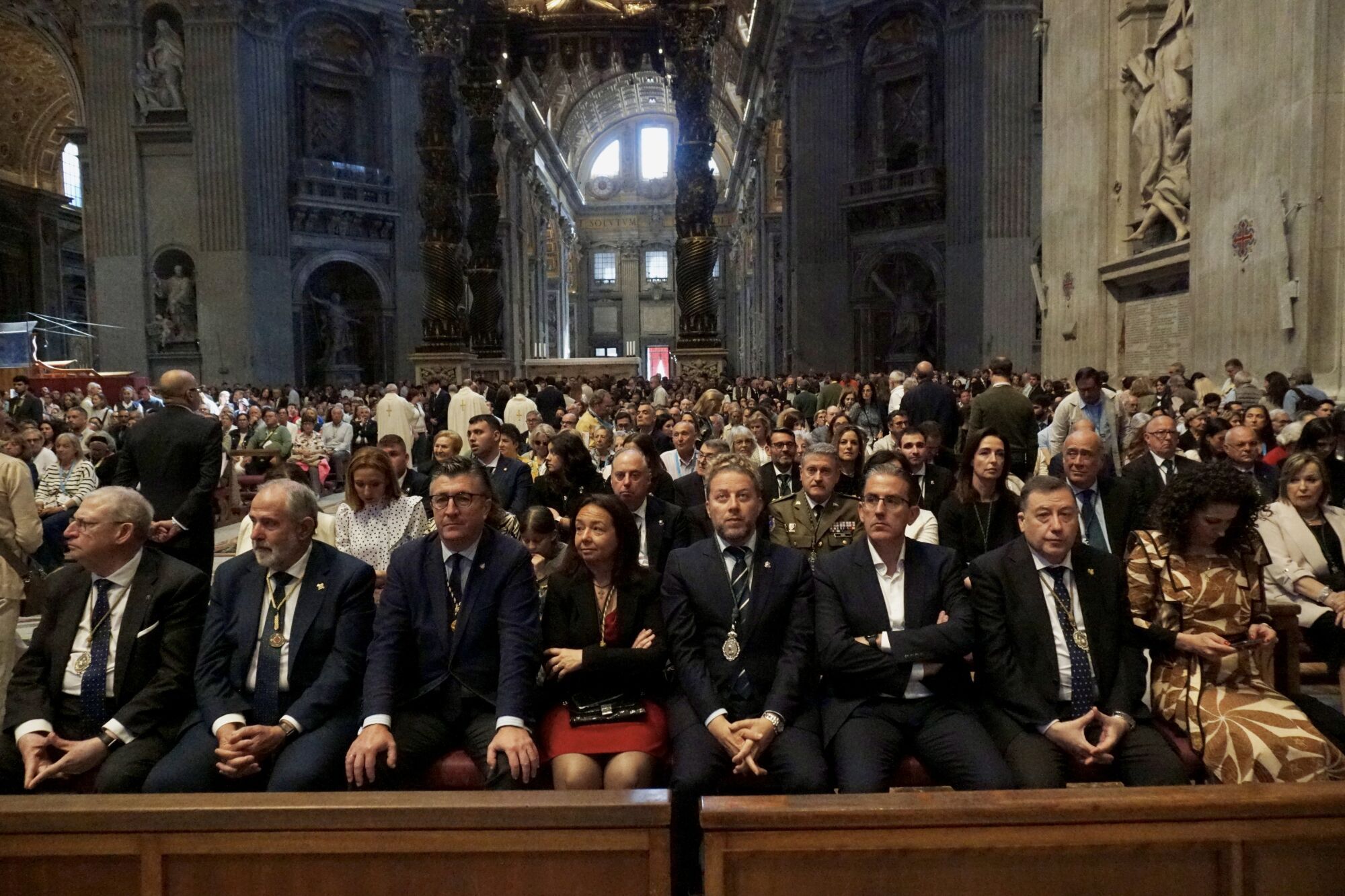 Fotos de la misa de las diócesis de la Esperanza y el Cachorro que abre el Jubileo de las Cofradías en Roma 