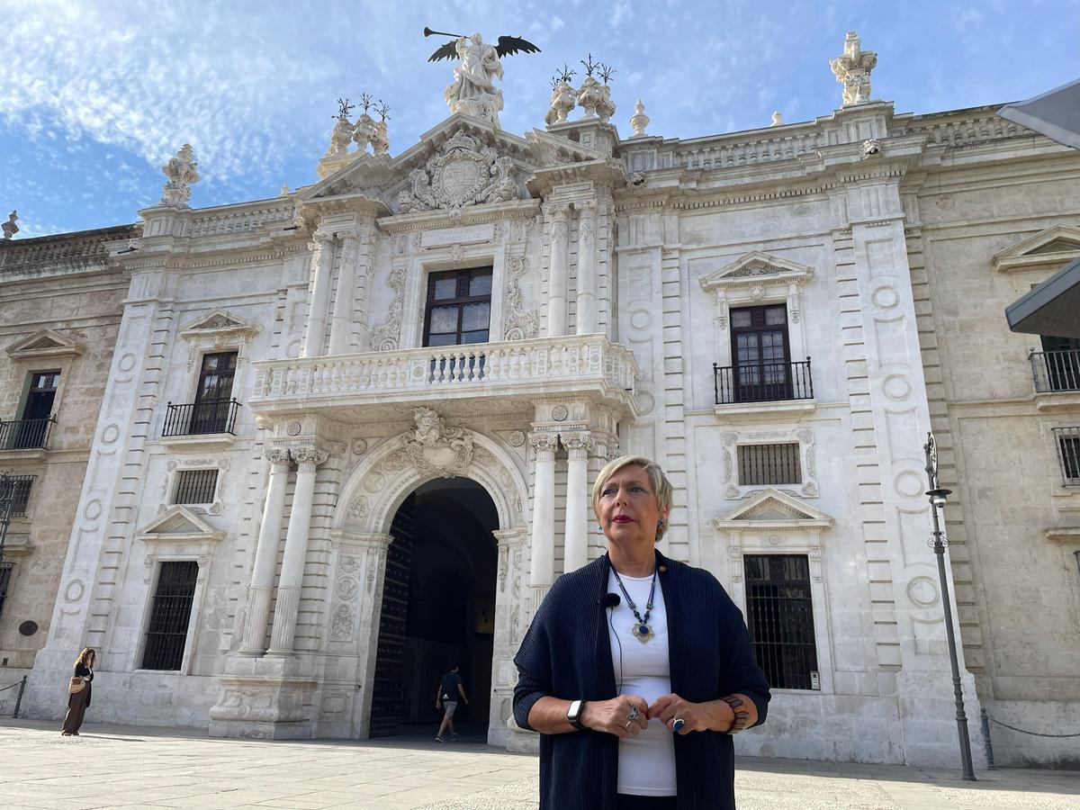 Carmen Vargas, candidata a rectora de la Universidad de Sevilla y catedrática de Microbiología de la Universidad de Sevilla