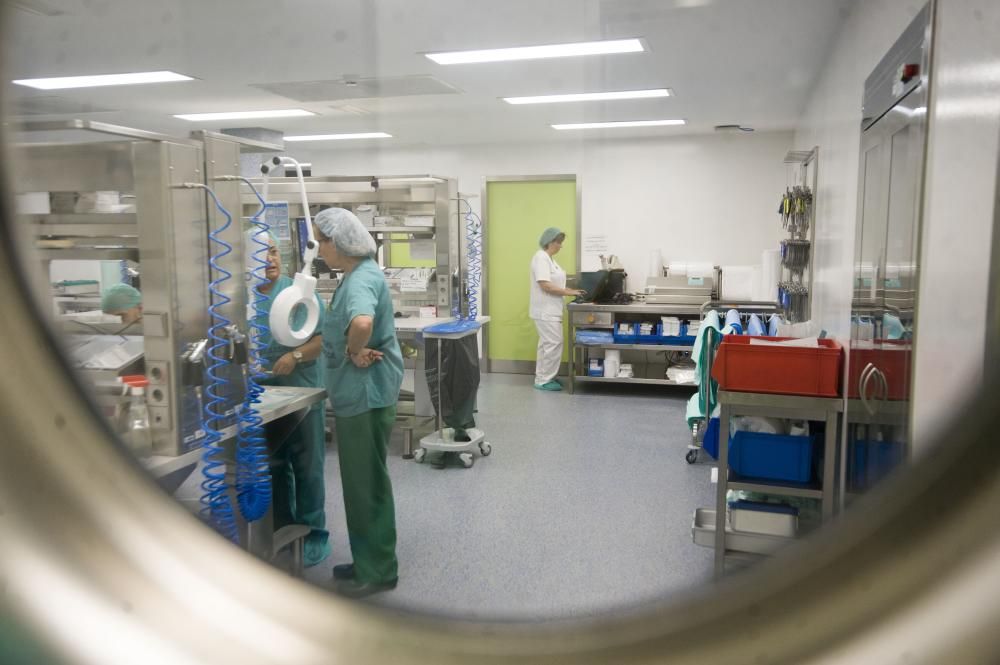 El ''búnker antibacterias'' del Hospital de A Coruña