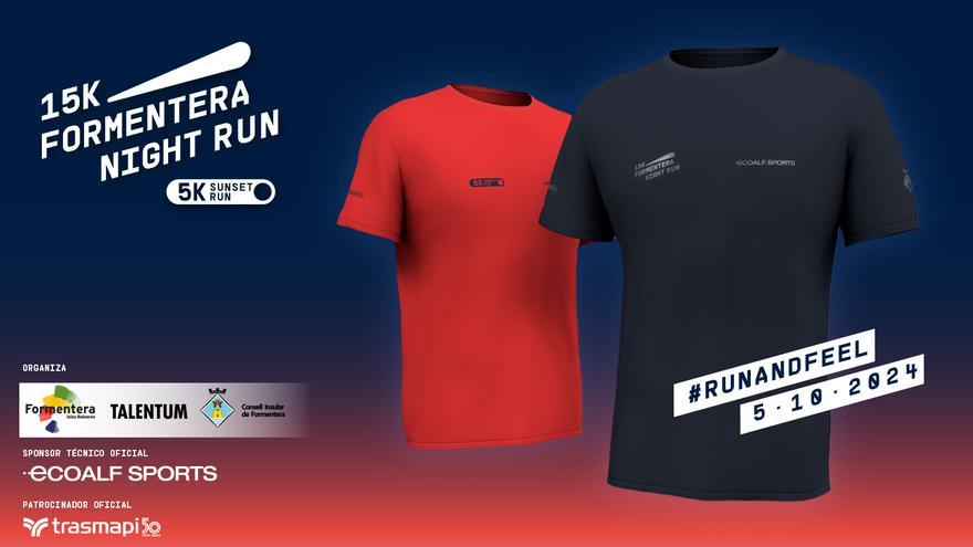 La 15K Formentera Night Run ya tiene camisetas oficiales