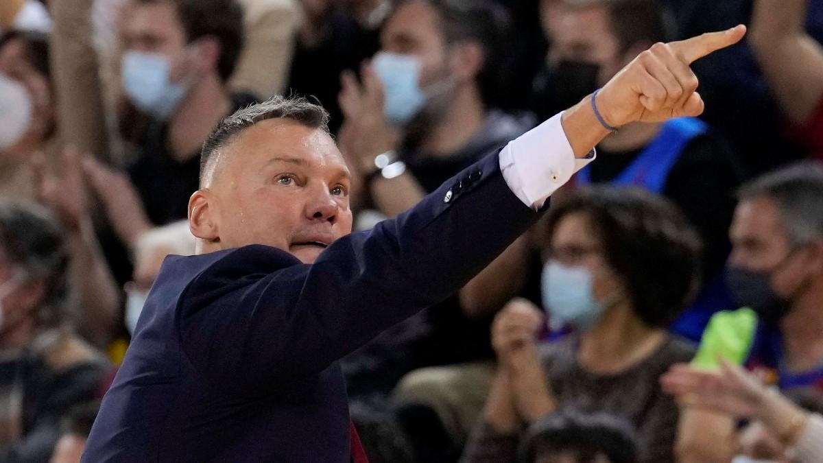 Jasikevicius, durante el partido ante el Madrid