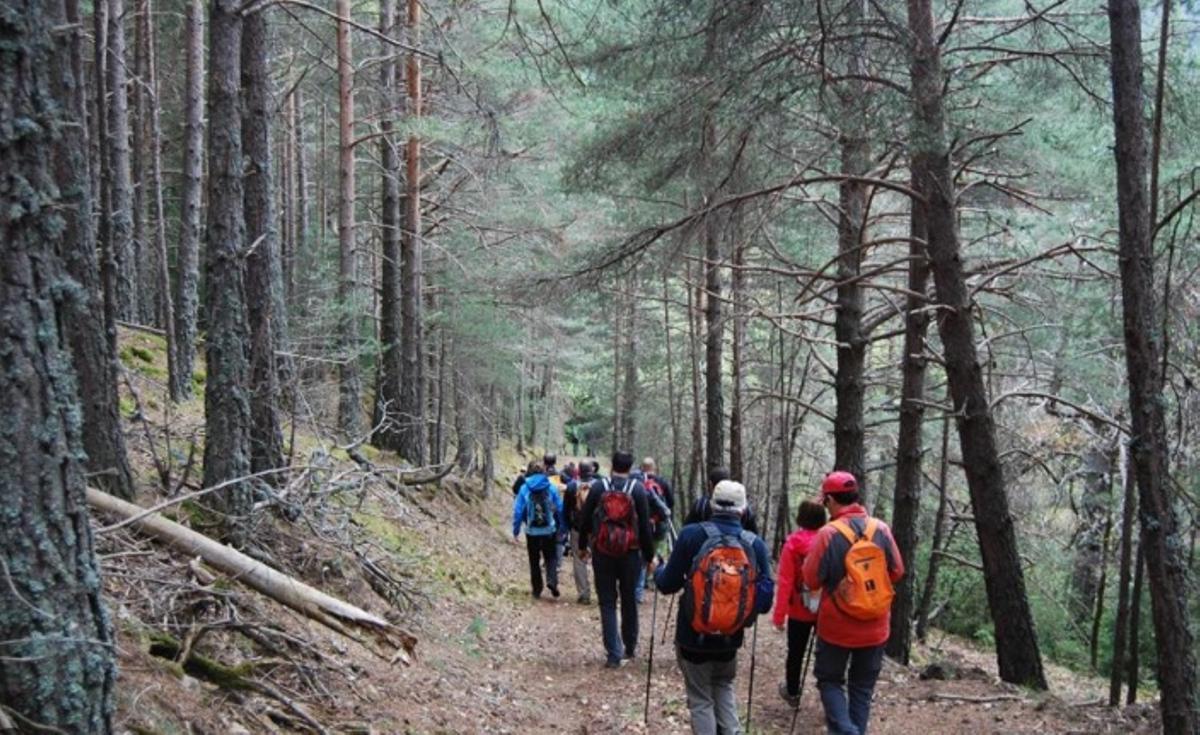 Participants en una ruta als Camins de la Sal