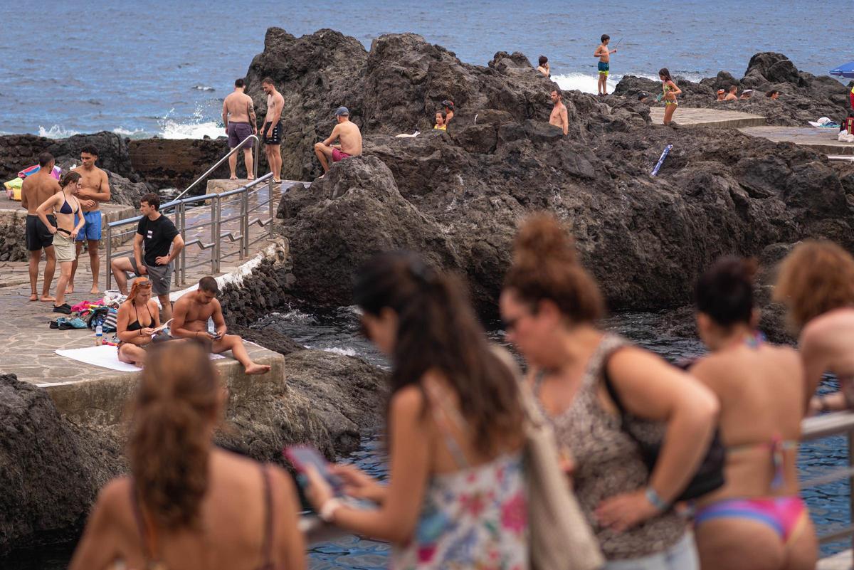 Una jornada en El Caletón, en Garachico Una jornada en El Caletón, en Garachico