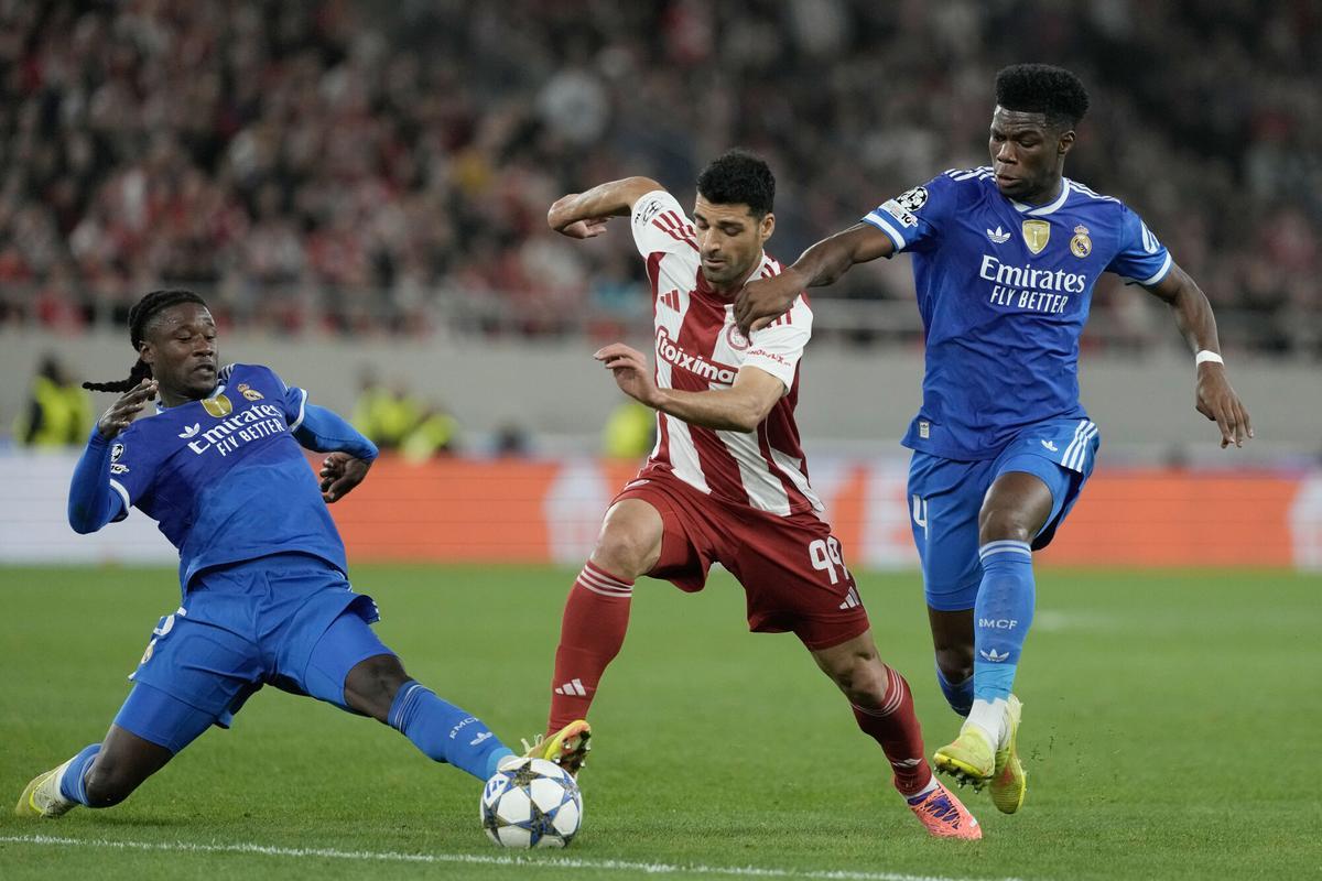Champions League: Olympiacos - Real Madrid, en imágenes.