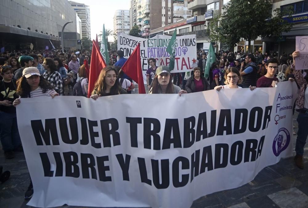 8M en Murcia (manifestación de la tarde)