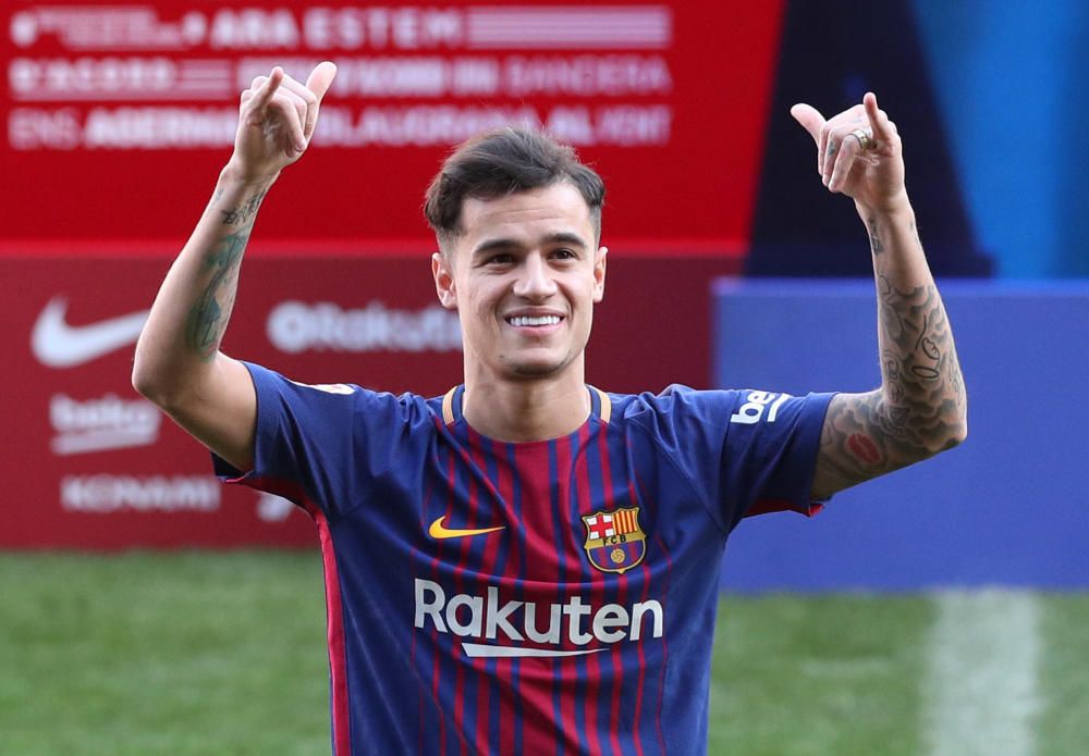 Presentació de Phillippe Coutinho