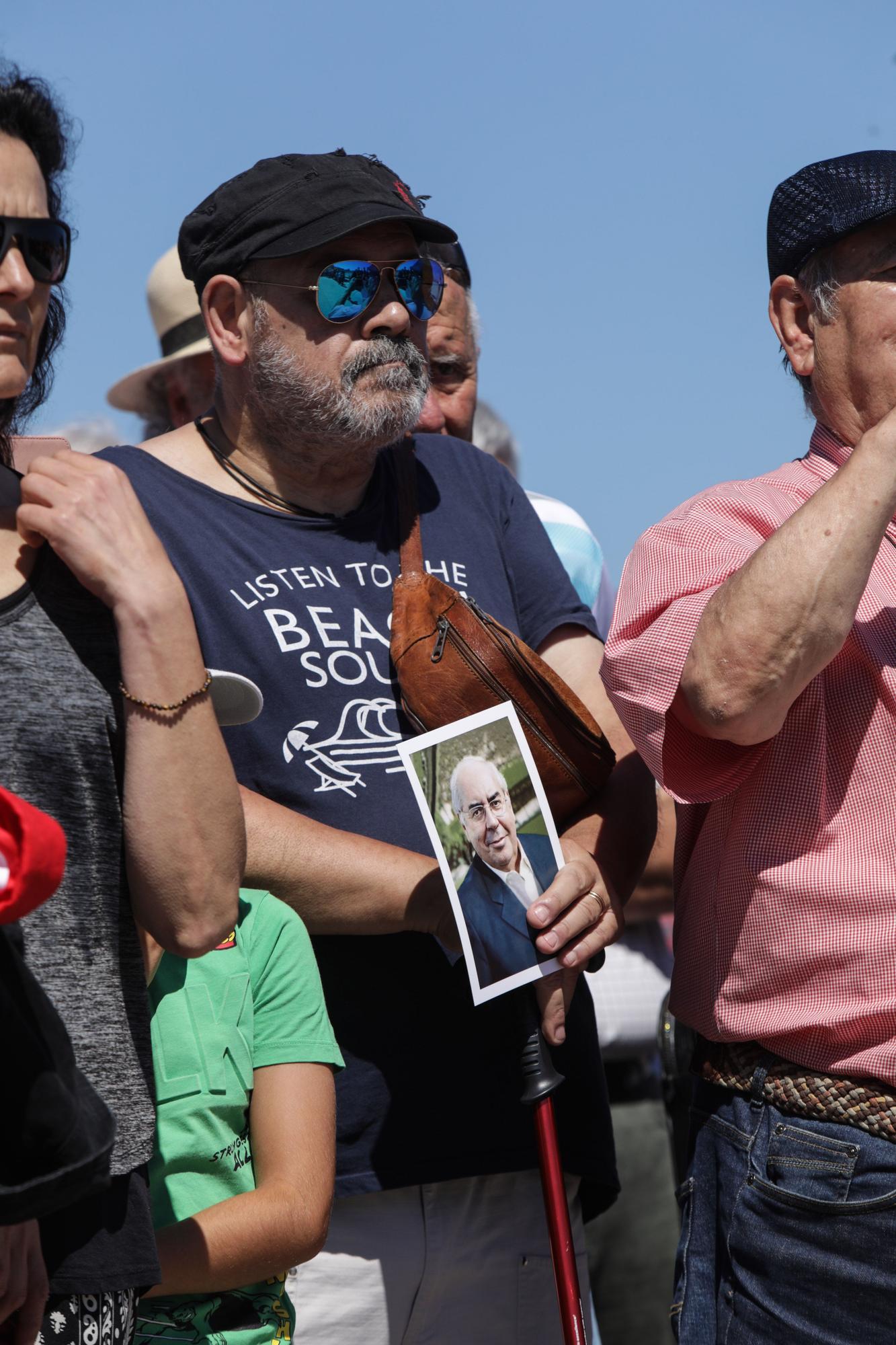 En imágenes: así fue el homenaje a Areces en Gijón