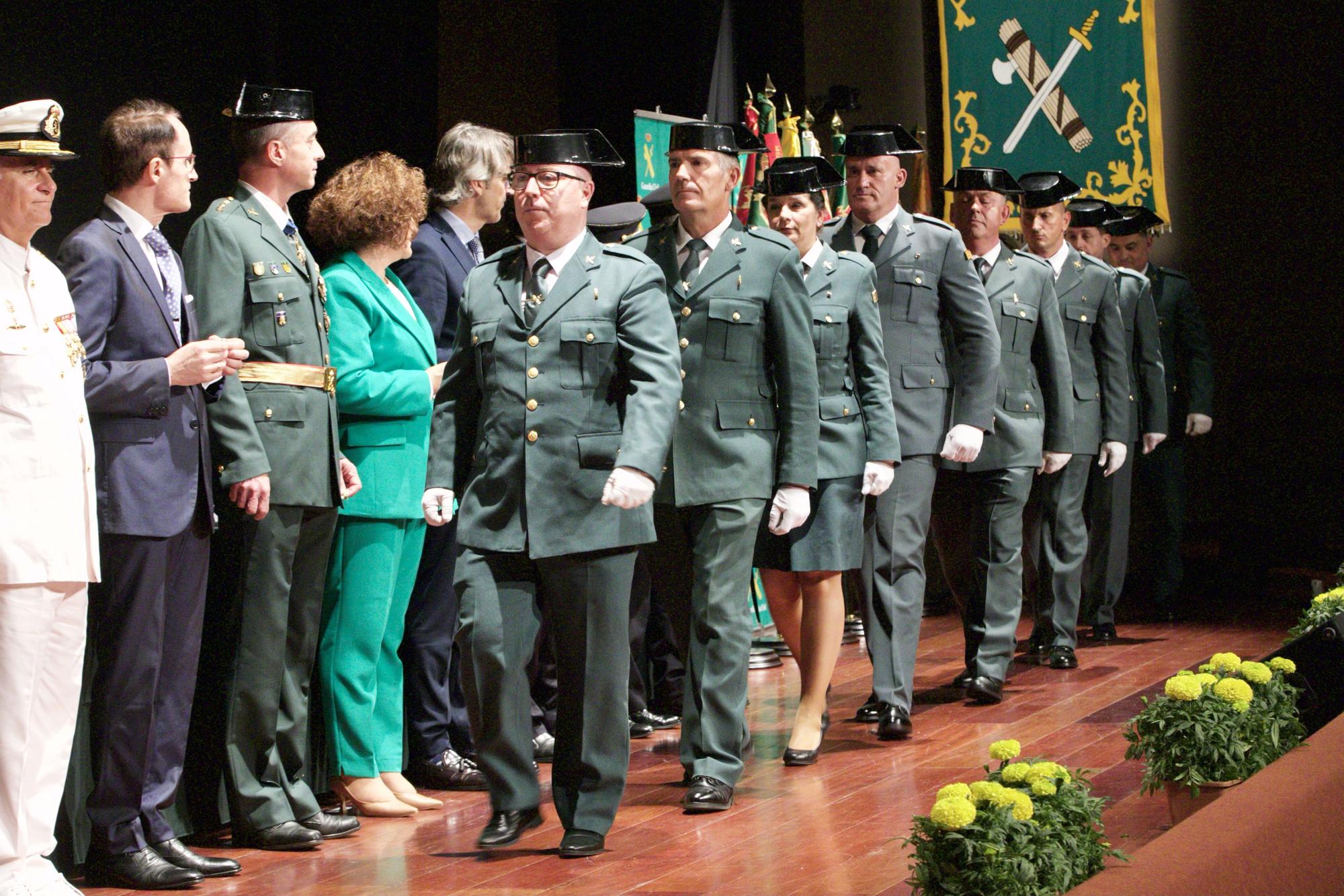 Las imágenes de la celebración del 179º aniversario de la Guardia Civil en la Región