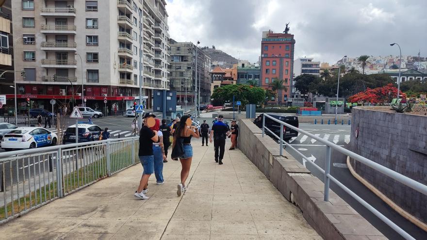 Amplio despliegue policial por una supuesta pelea con un cuchillo en San Telmo