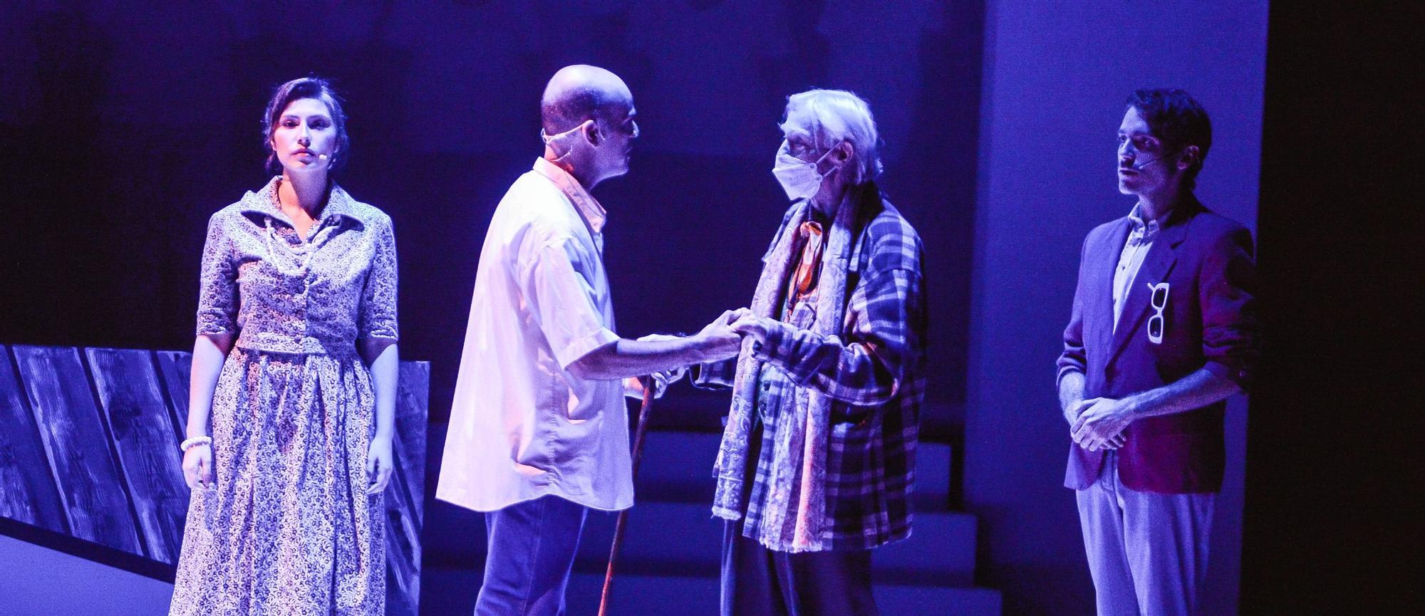 Pepe Dámaso participa en la primera función del musical sobre César Manrique