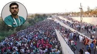 Álex López, médico de Urgencias, ante la Feria de Córdoba: "Alcohol e intenso calor pueden ser perjudiciales para la salud"