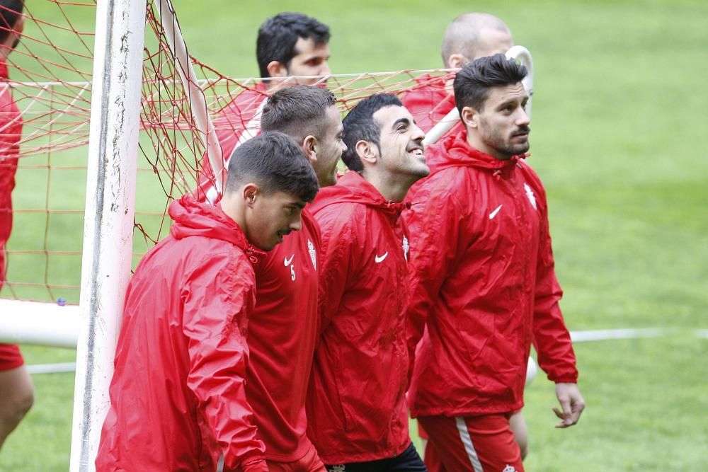 Entrenamiento del Sporting