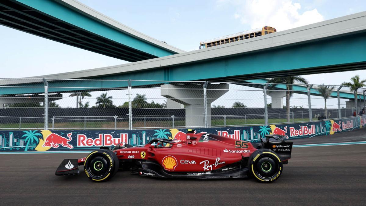 Sainz, en busca de la 'pole' en el GP de Miami