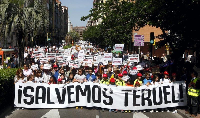 Manifestación: 'Salvemos Teruel'