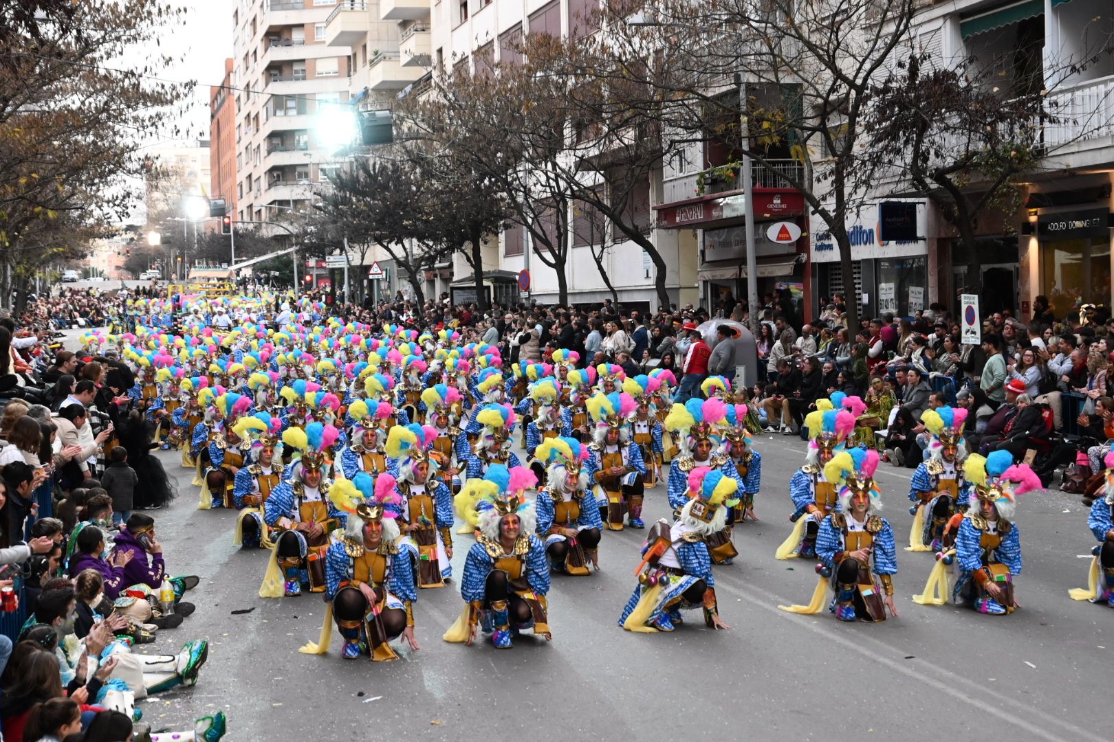 Desfile de comparsas del Carnaval de Badajoz