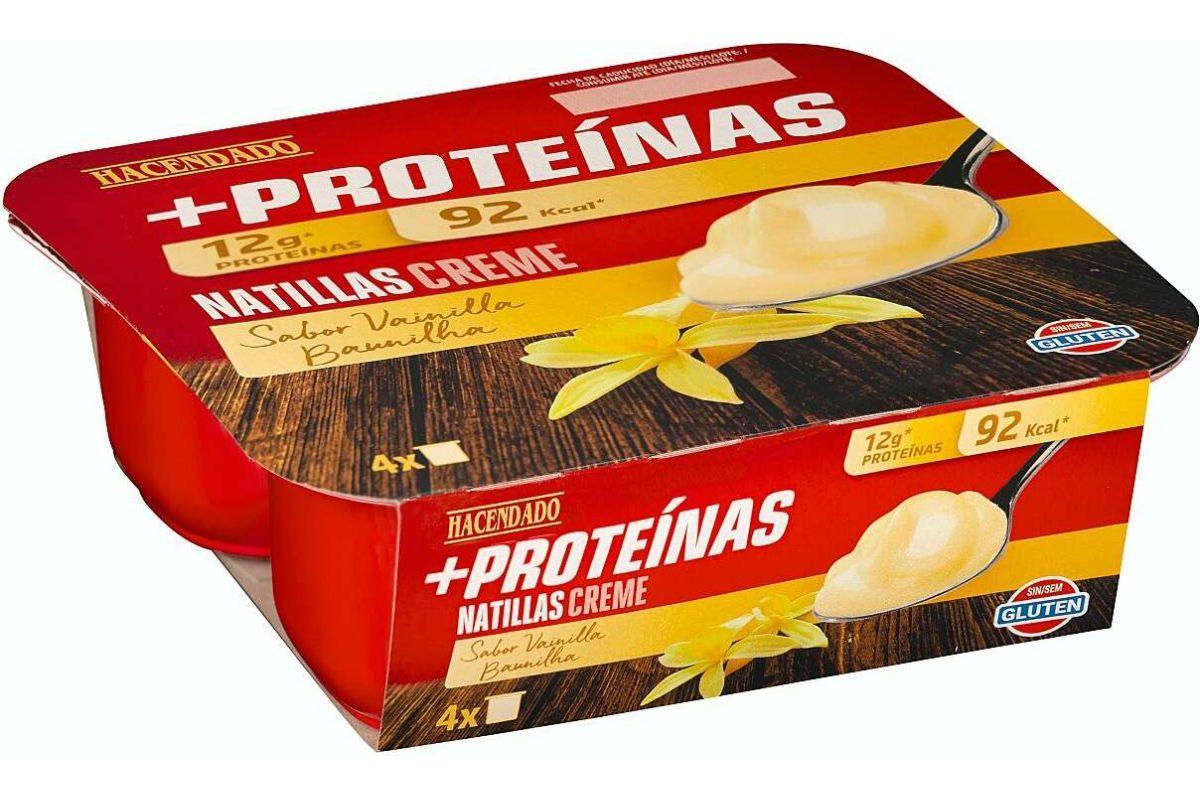 Natillas proteicas de Mercadona sabor Vainilla