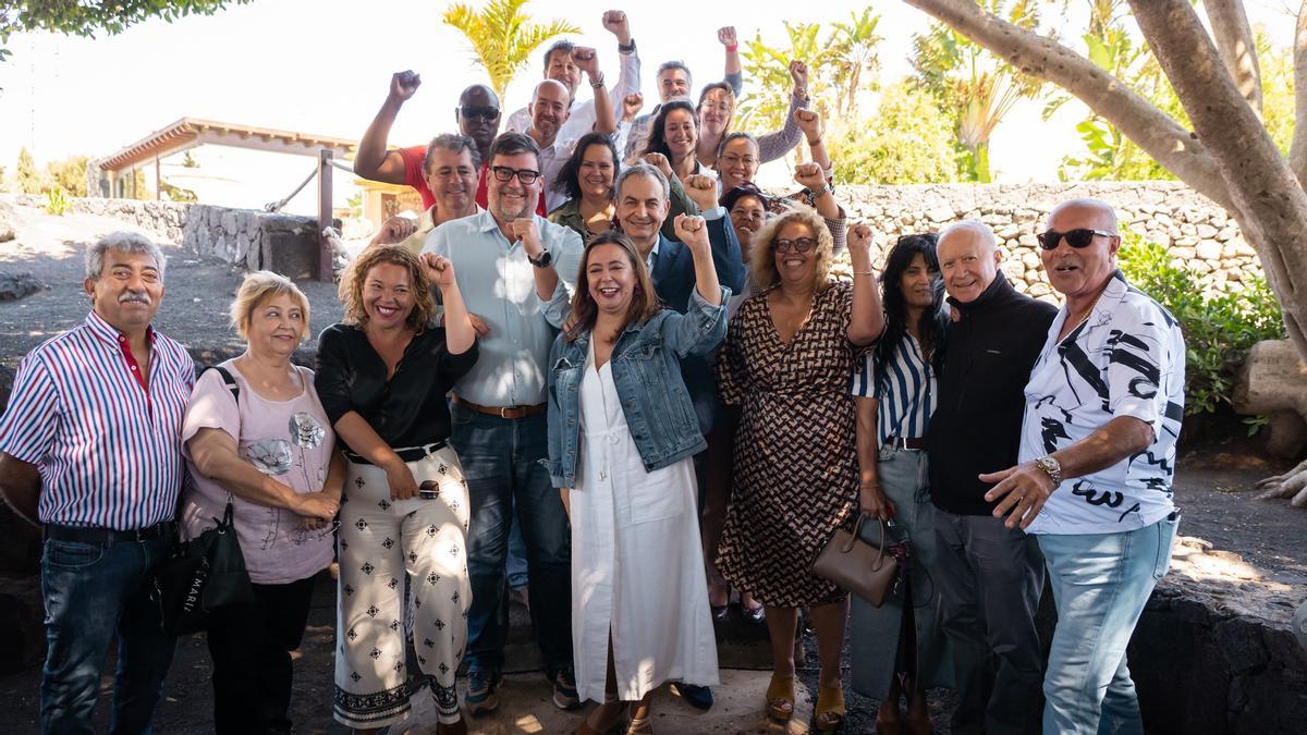 Acto del PSOE de Lanzarote con José Luis Rodríguez Zapatero en La Florida