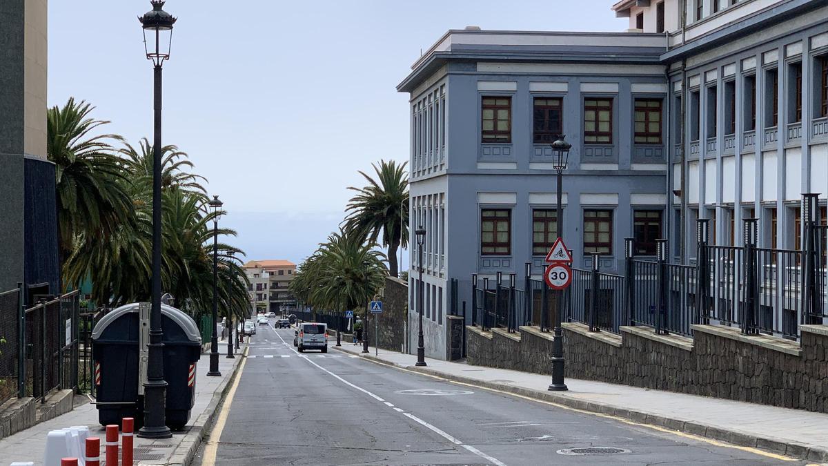 Calle de La Laguna en la que se registraron los hechos.