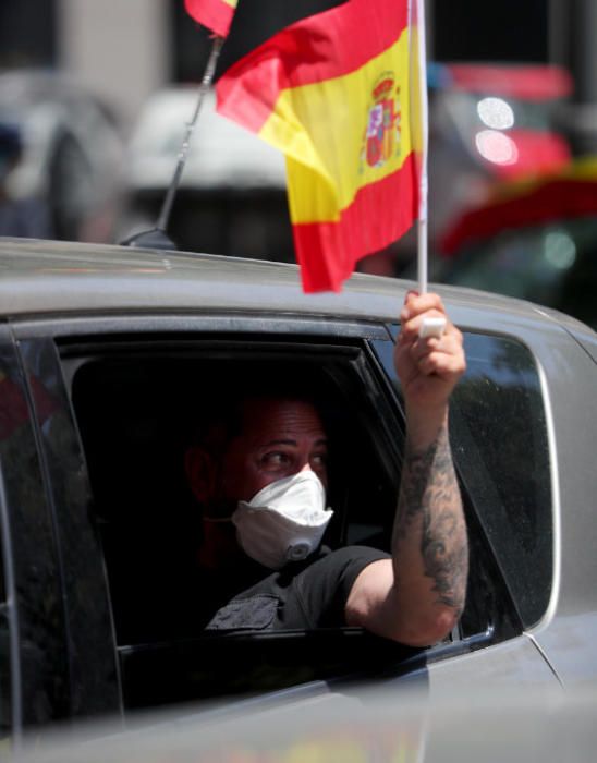 Manifestación contra el Gobierno convocada por Vox en Valencia