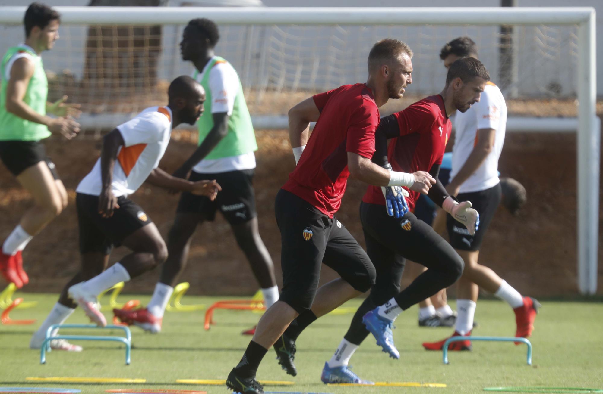 Entrenamiento matinal del Valencia CF 9-9-21