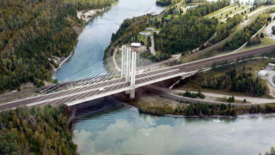 Puente erigido por Ferrovial en Ontario (Canadá).