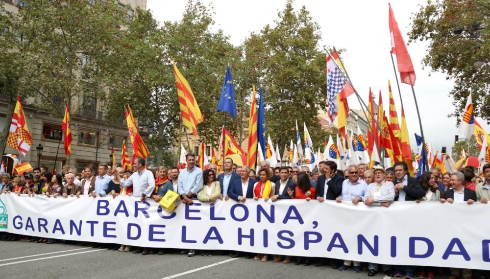 Manifestació del 12-O a Barcelona