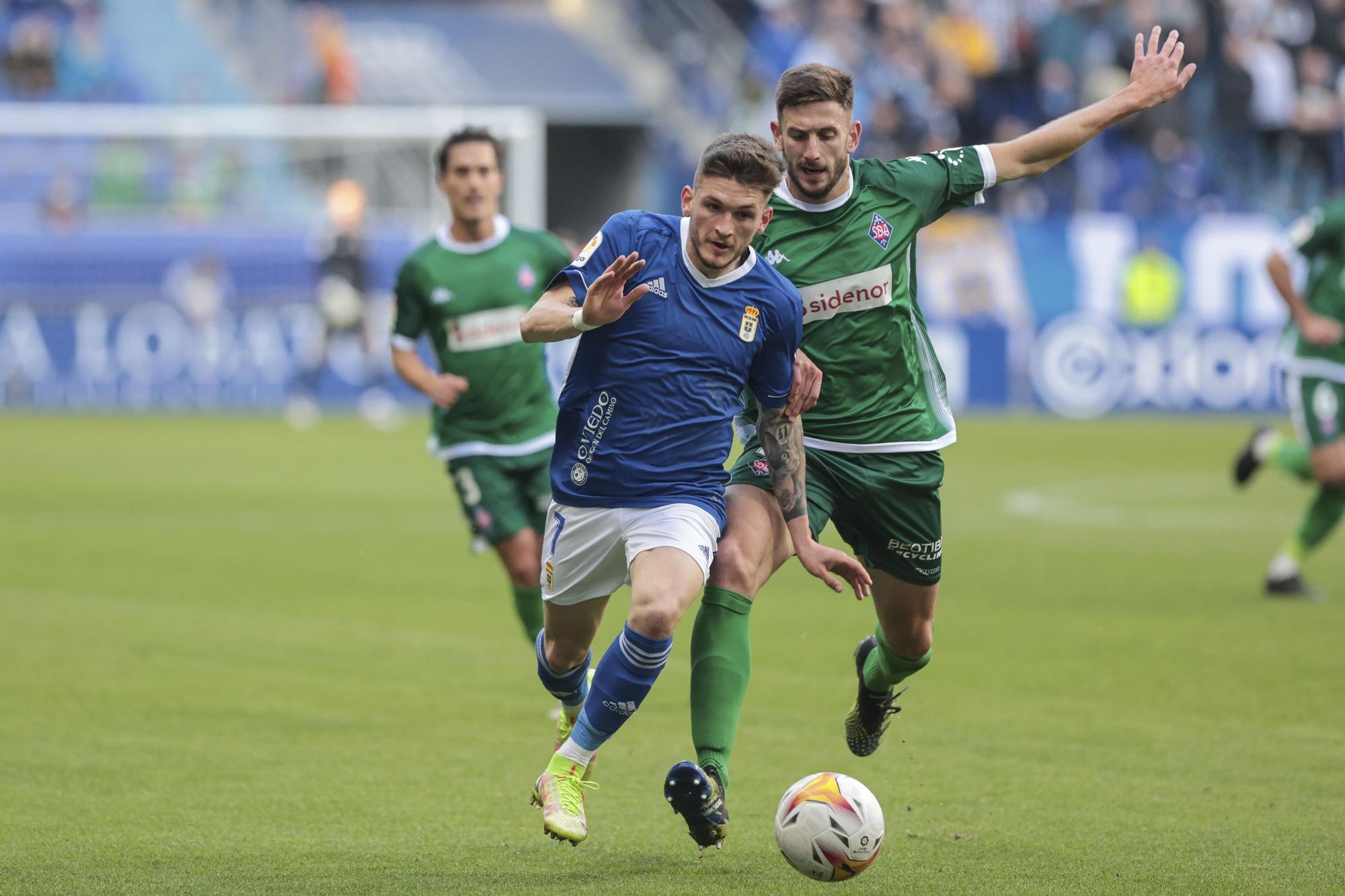 En imágenes: Así ha sido la victoria del Real Oviedo ante el Amorebieta